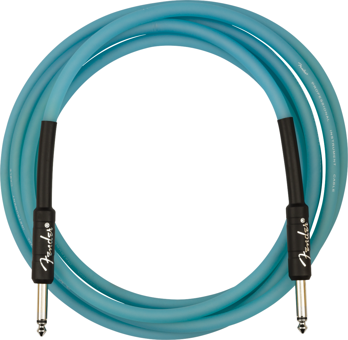 FENDER Professional Series Glow in the Dark Cable, Blue, 10 - 0990810108