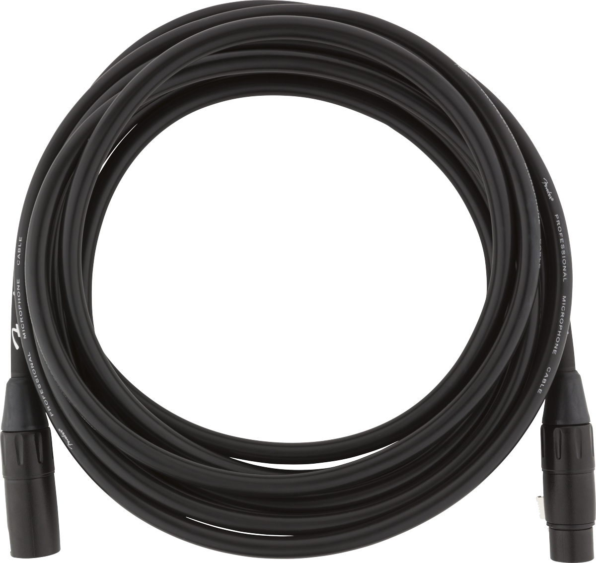 FENDER Professional Series Microphone Cable, 15, Black - 0990820018
