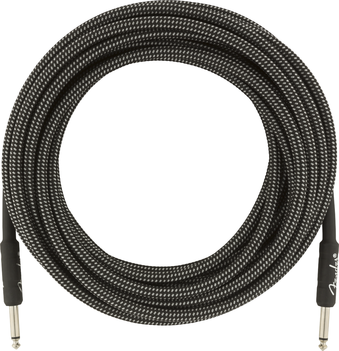 FENDER Professional Series Instrument Cable, 25, Gray Tweed - 0990820071