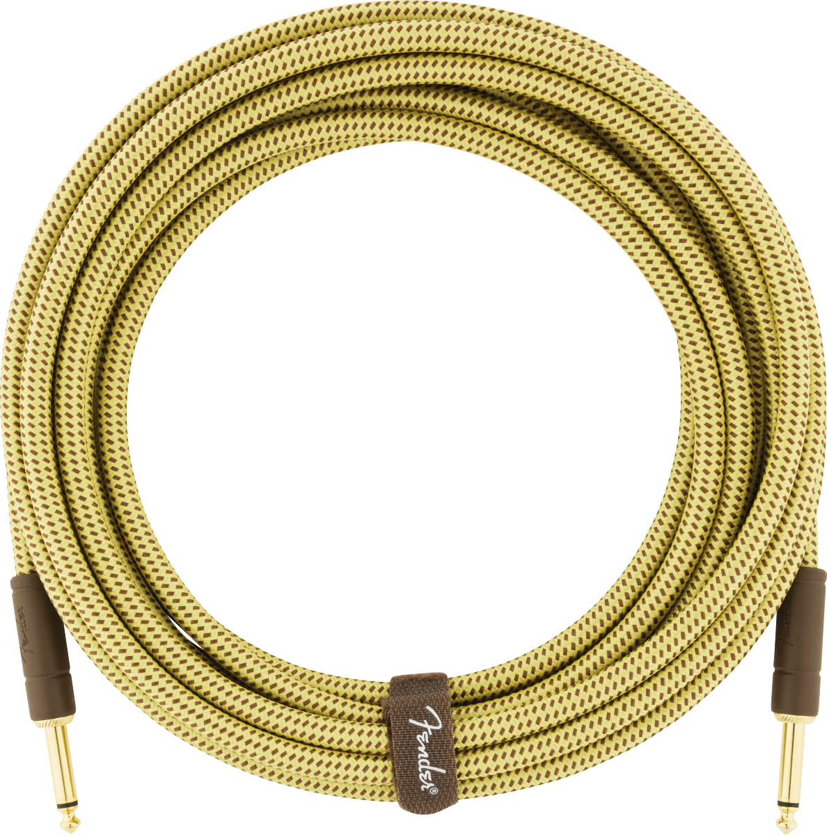 FENDER Deluxe Series Instrument Cable, Straight/Straight, 10, Tweed - 0990820089