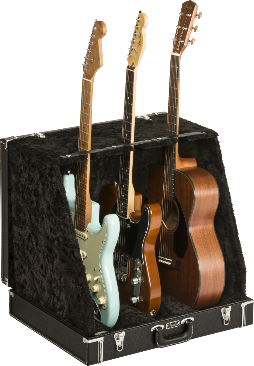 FENDER Fender Classic Series Case Stand - 3 Guitar, Black - 0991023506