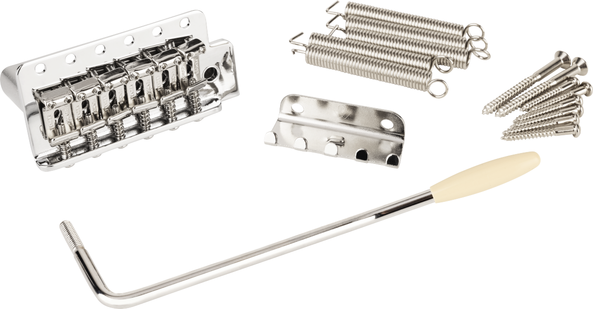 FENDER Vintage/Narrow Strat Tremolo Assembly, Chrome - 0992070000