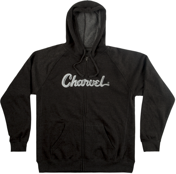 CHARVEL Charvel Logo Hoodie, Charcoal, XXL - 0992463806
