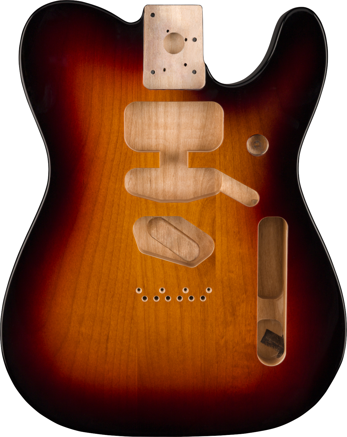 FENDER Deluxe Series Telecaster SSH Alder Body Modern Bridge Mount, 3-Color Sunburst - 0997500700