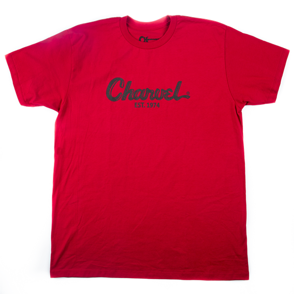 CHARVEL Charvel Toothpaste Logo Mens T-Shirt, Red, L - 0998727704