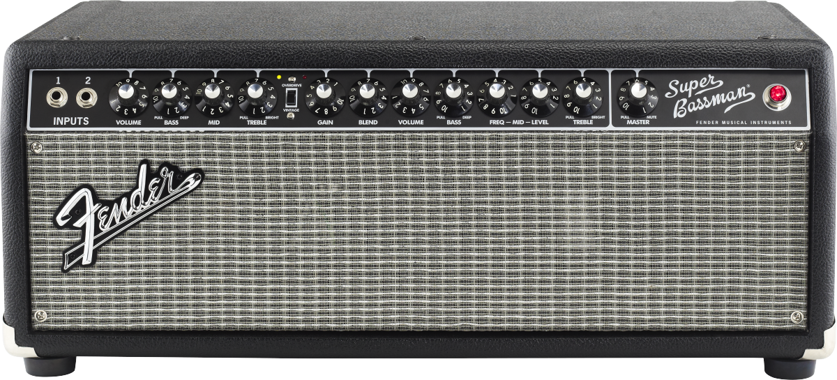FENDER Super Bassman Head, Black, 230V EUR - 2249006000