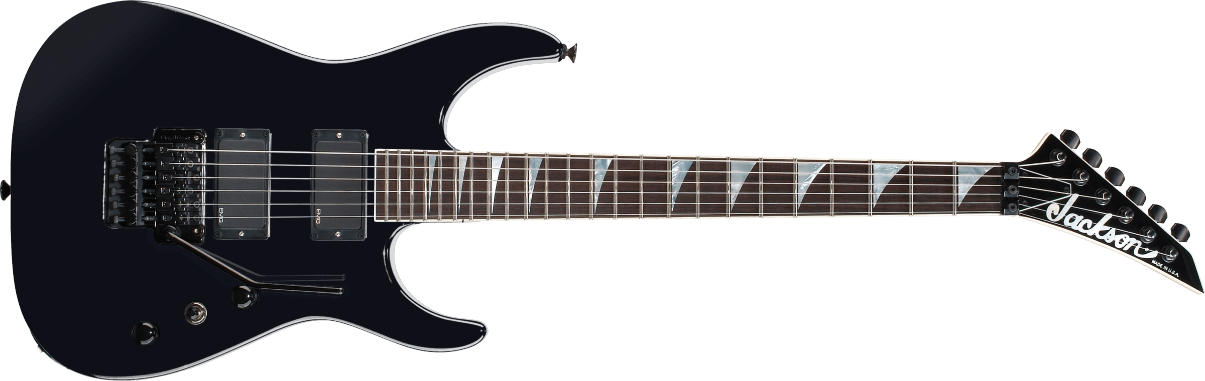 JACKSON USA Select Dinky DK1, Ebony Fingerboard, Gloss Black - 2803010803