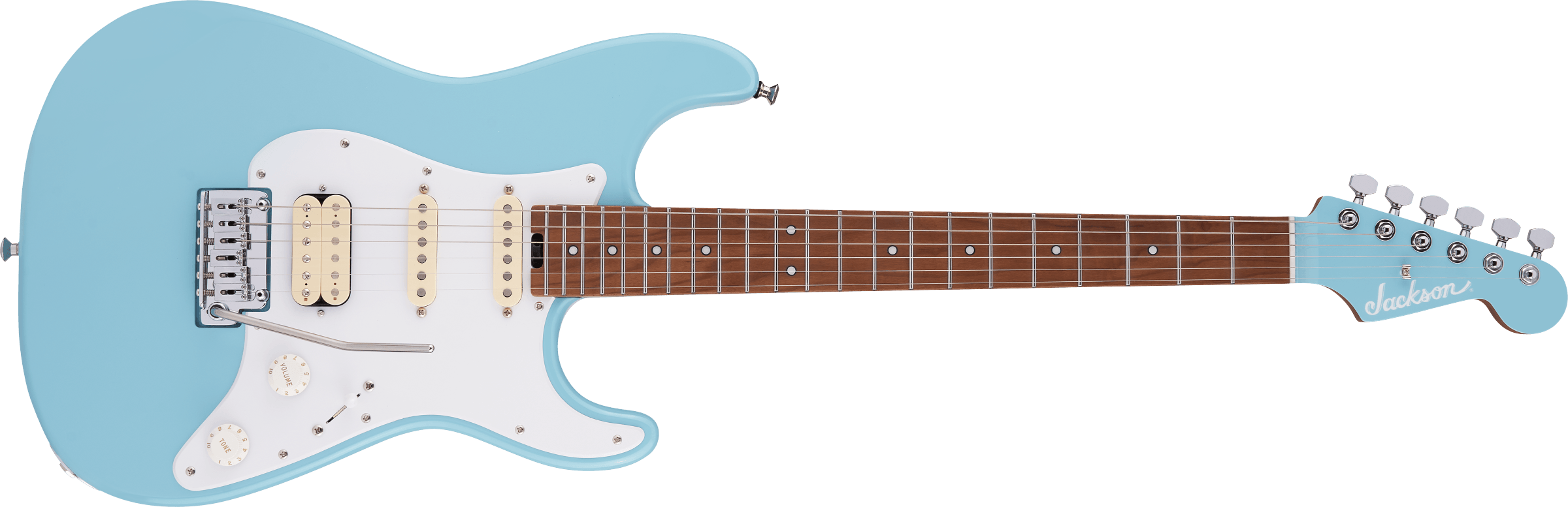 JACKSON MJ Series Signature Misha Mansoor So-Cal 2PT, Caramelized Maple Fingerboard, Daphne Blue - 2904008827