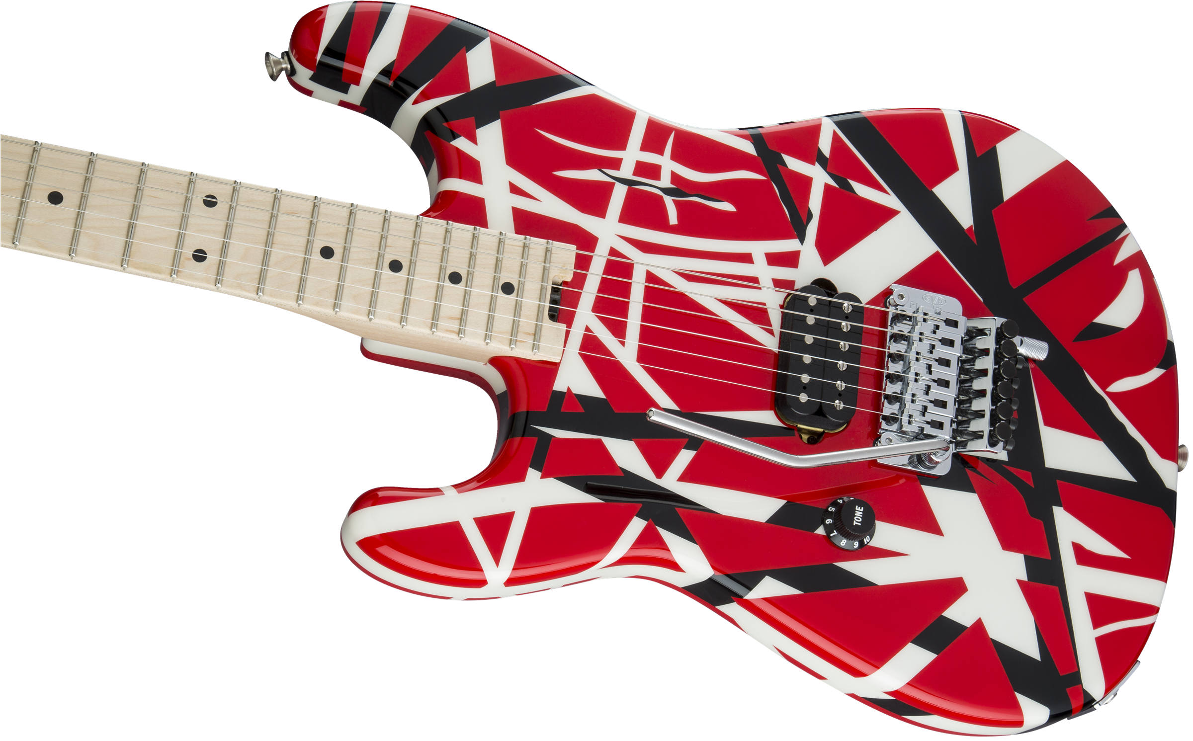 evh striped guitar strap