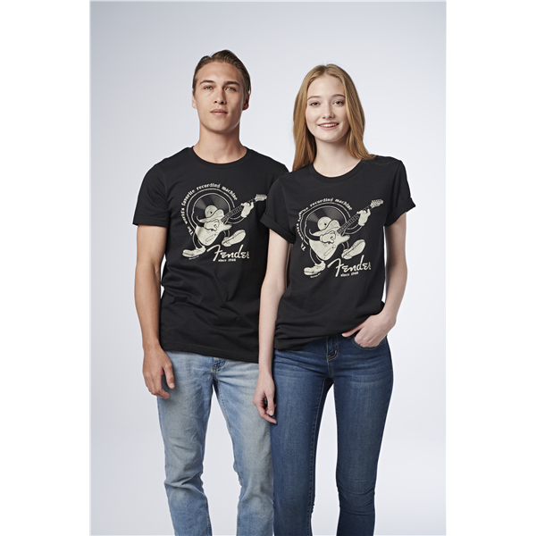 FENDER Recording Machine T-Shirt, Black, S - 9123013111