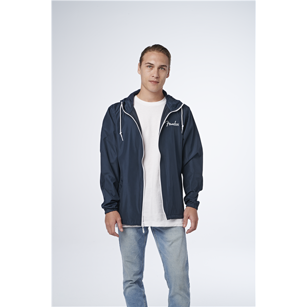 FENDER Fender Spaghetti Logo Windbreaker, Navy, S - 9125004306