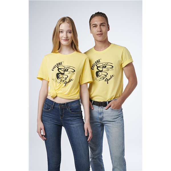 FENDER Fender Cyclone T-Shirt, Yellow, XXL - 9133903806