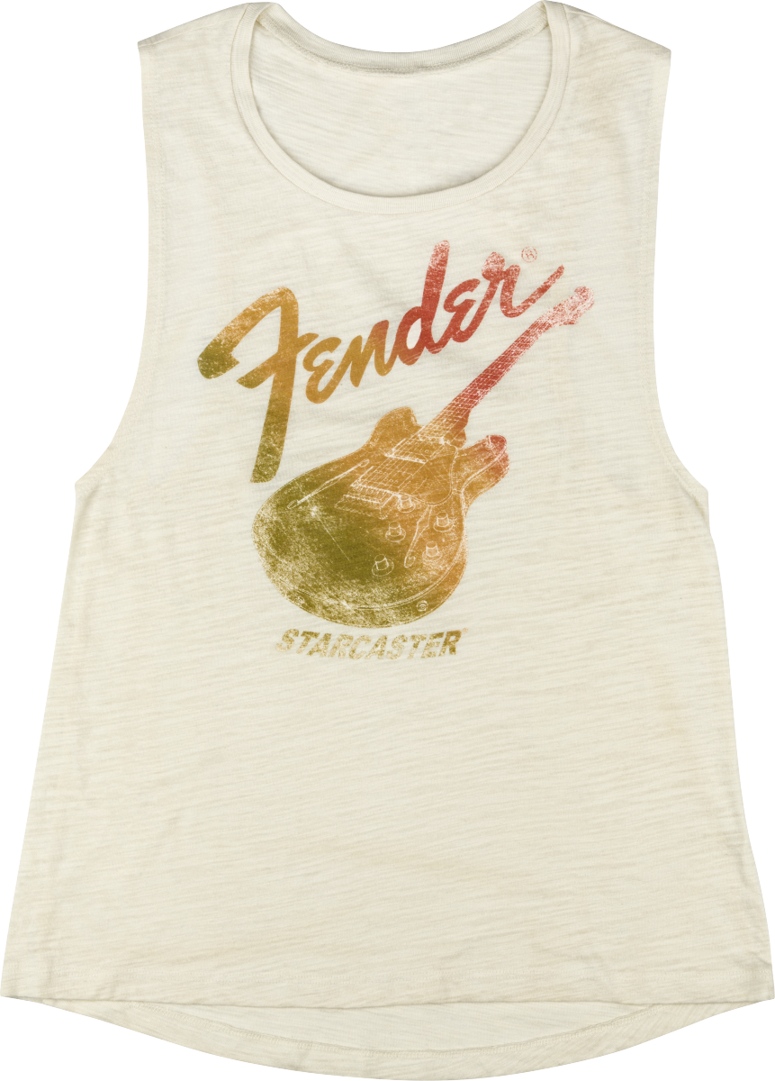 FENDER Starcaster Womens Tank, Natural M - 9190121406