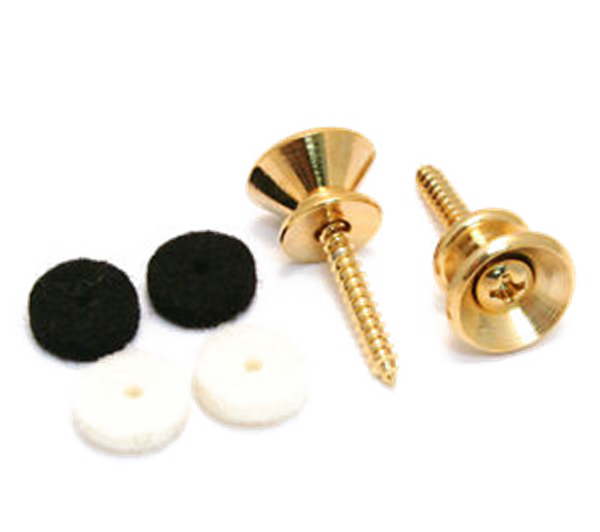 FENDER Pure Vintage Strap Buttons, Gold (2) - 0018916049
