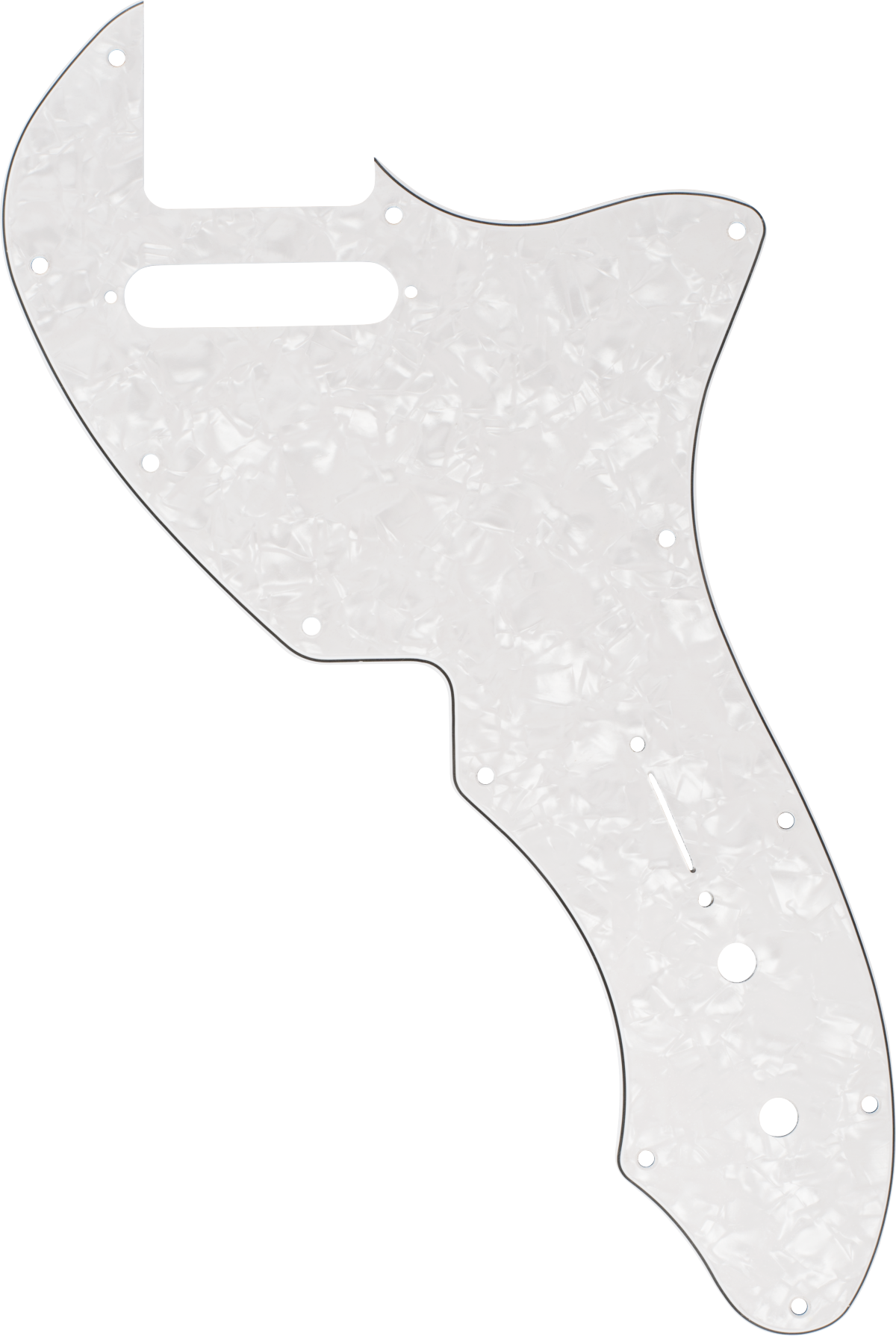FENDER Pickguard, 69 Tele Thinline, 12-Hole Mount, White Pearl, 4-Ply - 0058678002