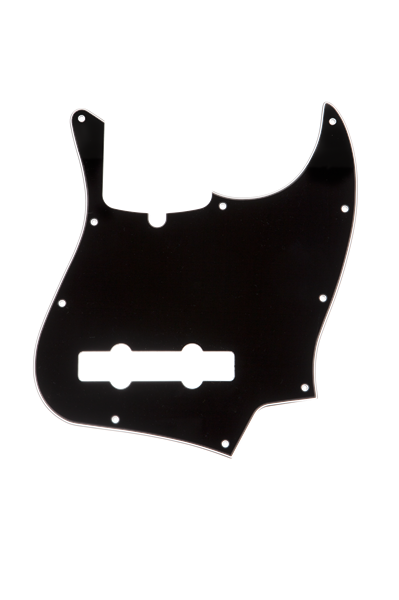 FENDER Pickguard, 5-String Jazz Bass, 10-Hole Mount, Black, 3-Ply - 0063313000