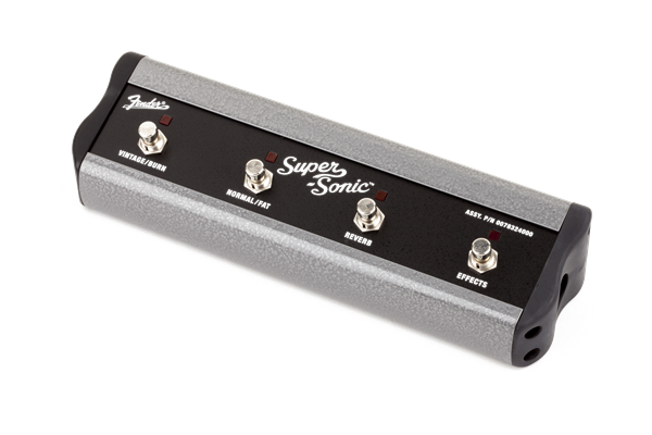 FENDER 4-Button Footswitch: Amp Voicing, Channel, FX Loop Bypass, Reverb (No Cable) - 0078324049