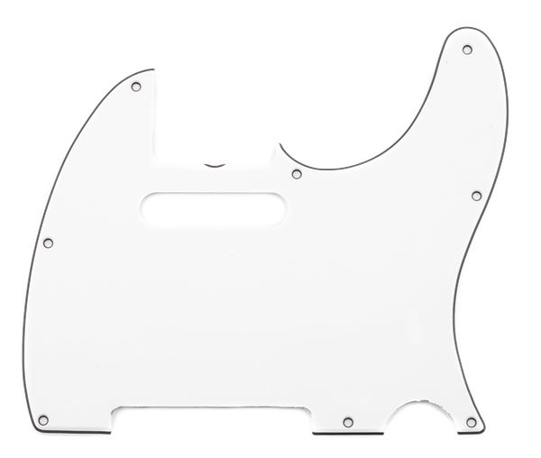 FENDER Pure Vintage Pickguard, Telecaster, 8-Hole Mount, Eggshell, 3-Ply - 0094218049