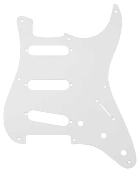 FENDER Pure Vintage Pickguard, 56/59 Stratocaster, 8-Hole Mount, Eggshell, 1-Ply - 0094245049