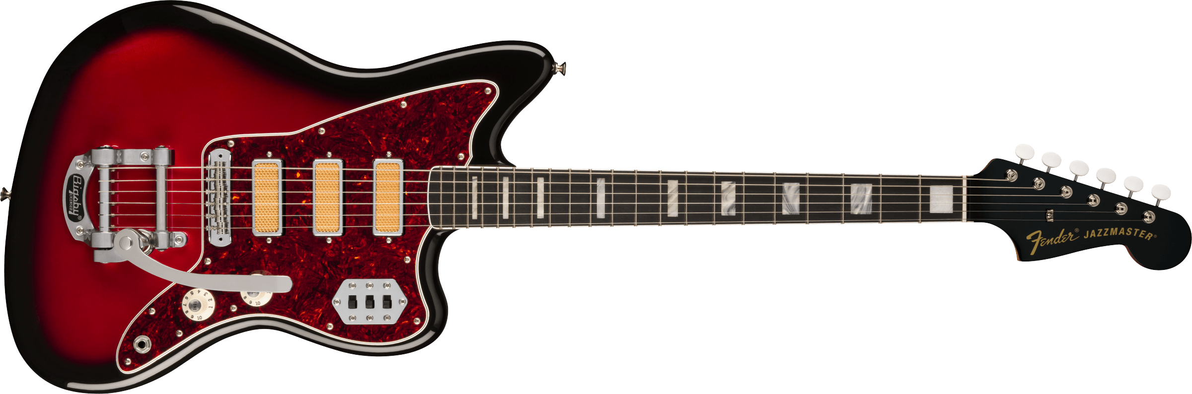 Fender Gold Foil Jazzmaster, Ebony Fingerboard, Candy Apple Burst