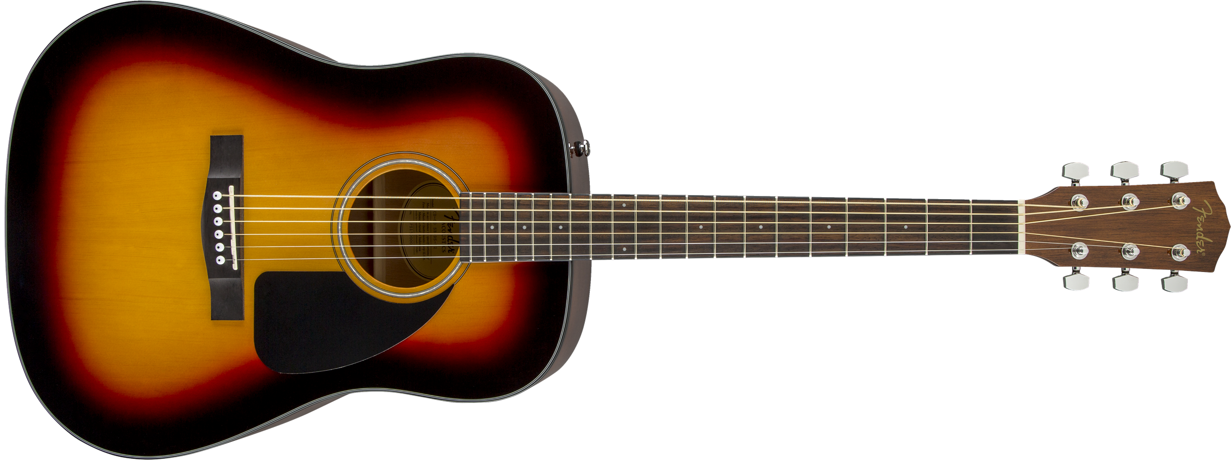 FENDER CD-60 Dreadnought V3 DS, Walnut Fingerboard, Sunburst - 0970110532