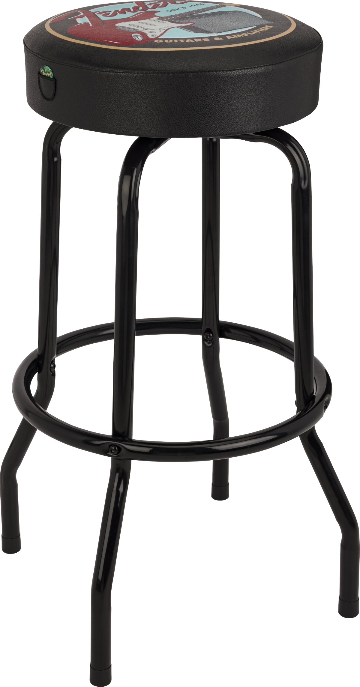 FENDER Fender Guitars & Amps Pick Pouch Barstool, Black/Black, 30 - 9192022015