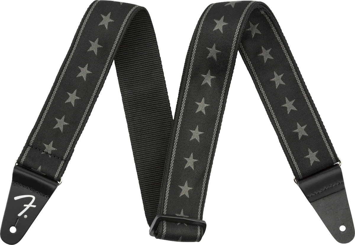 FENDER Nylon Stars and Stripes Strap, Black/Grey, 2 - 0990615004