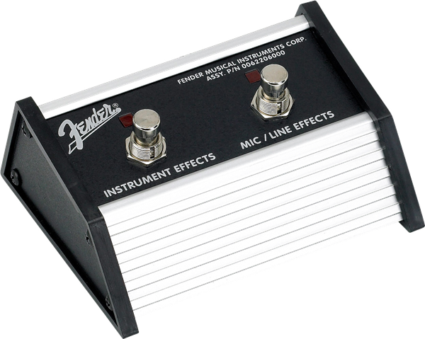FENDER 2-Button Footswitch: Acoustasonic Jr. DSP, 1/4 Connector - 0062206000