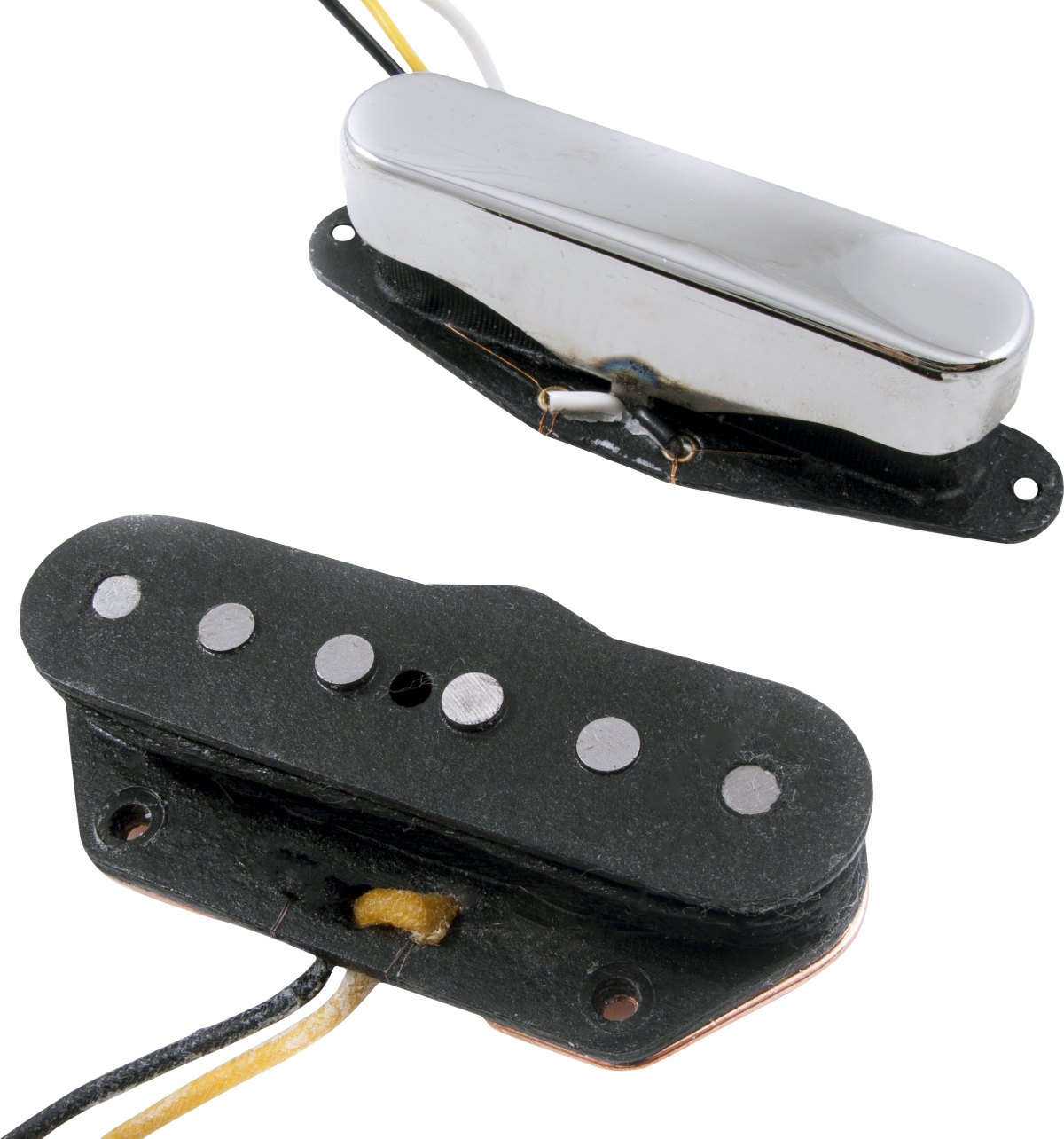FENDER Custom Shop Twisted Tele Pickups, Black/Chrome (2) - 0992215000