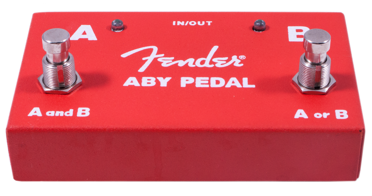 FENDER 2-Switch ABY Pedal, Red - 0234506000