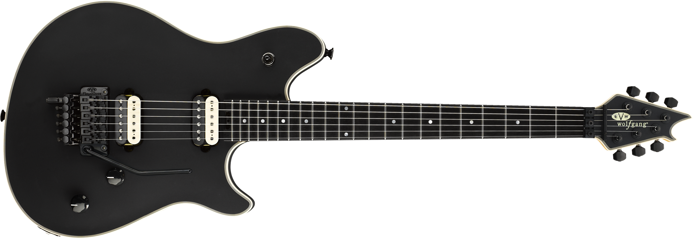 EVH Wolfgang Stealth, Ebony Fingerboard, Stealth Black w/ Case - 5107900868