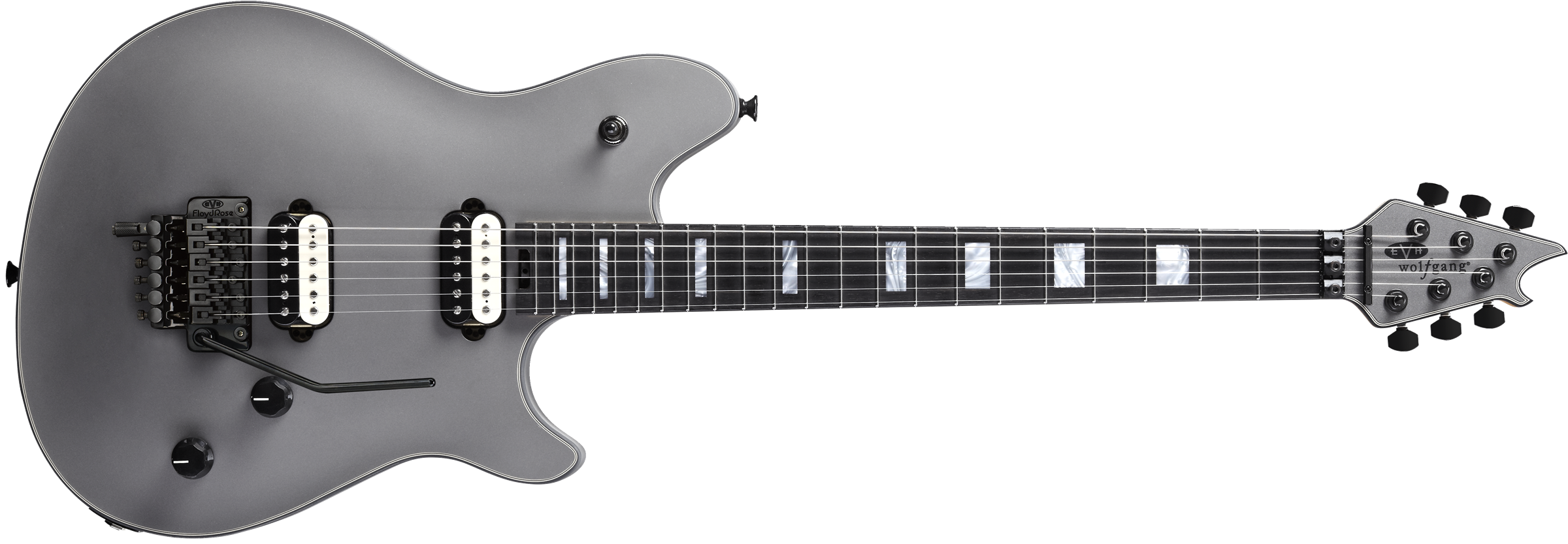 EVH Wolfgang USA, Ebony Fingerboard, Stealth Gray - 5107920822