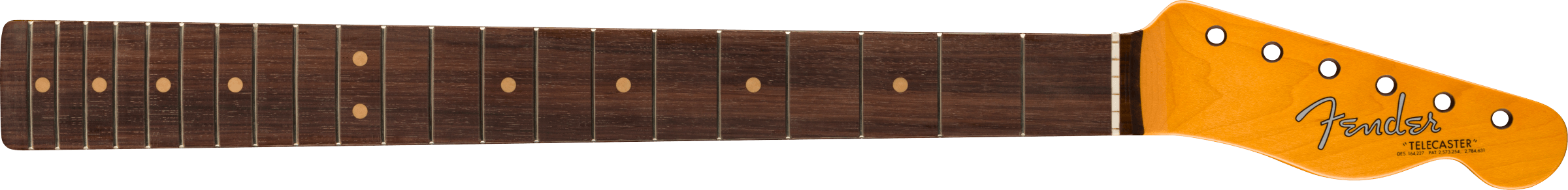 FENDER American Vintage II 1963 Telecaster Neck, 21 Vintage Tall Frets, 7.25 Radius, Rosewood - 0990380921