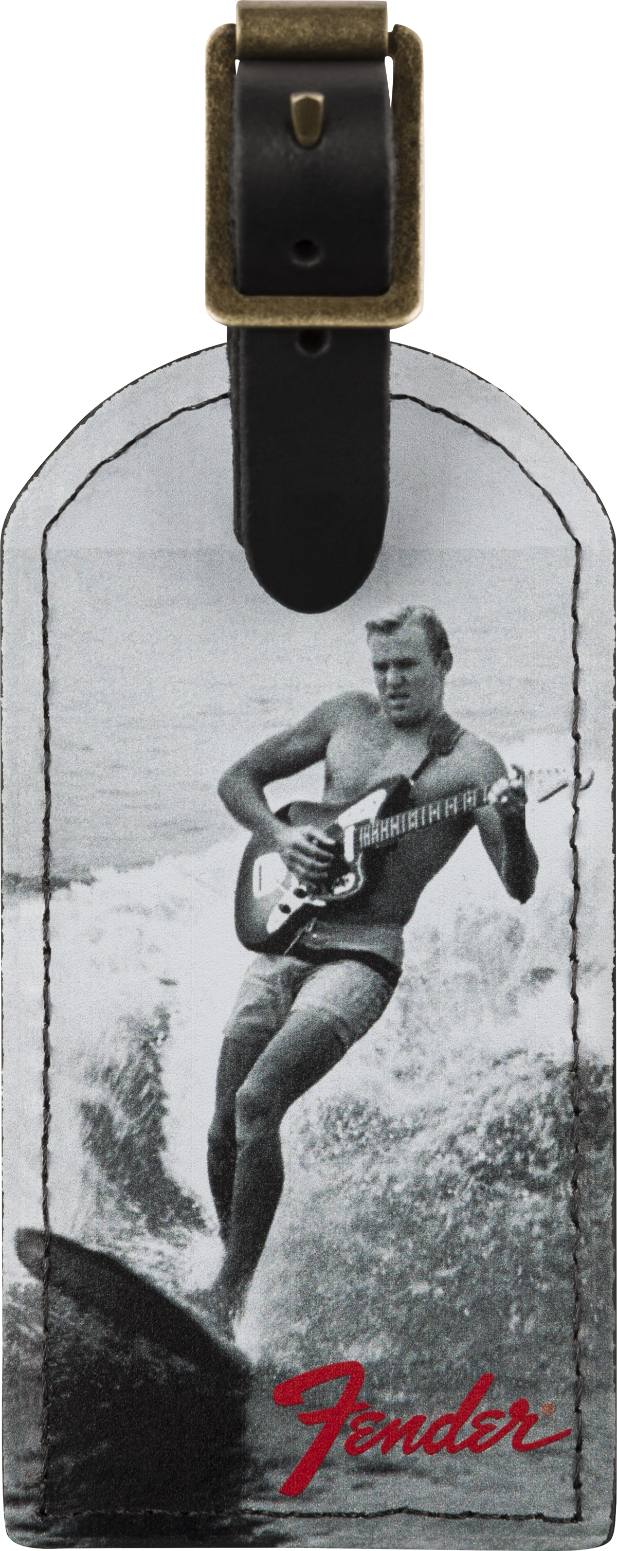 FENDER Fender Vintage Ad Luggage Tag, Surfer - 9106101001