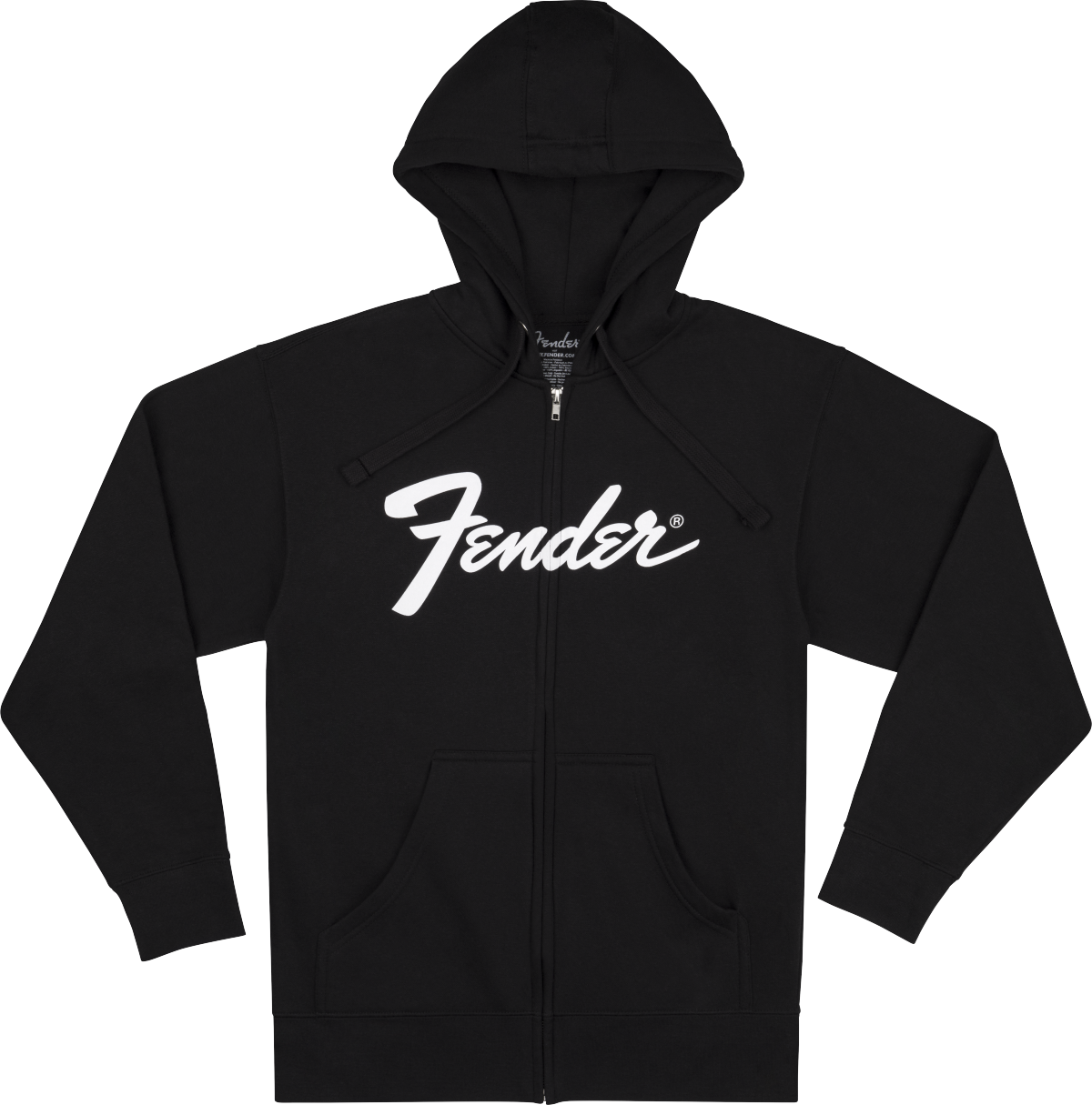 FENDER Fender Transition Logo Zip Front Hoodie, Black, S - 9113200306