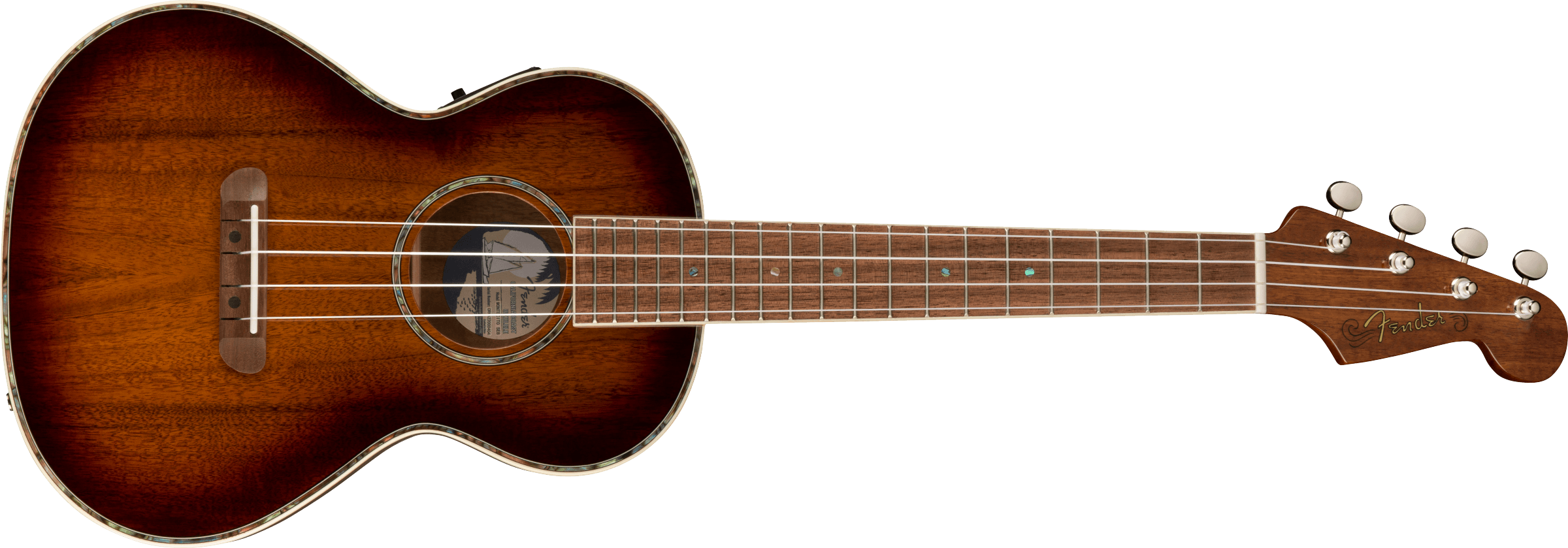 FENDER Montecito Tenor Ukulele, Walnut Fingerboard, Shaded Edge Burst - 0970452164