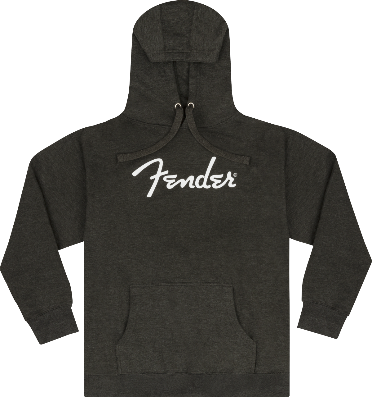 FENDER Fender Spaghetti Logo Hoodie, Gray Heather, M - 9113102406