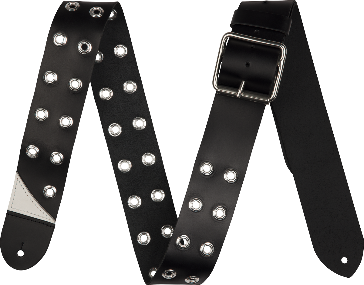 JACKSON Jackson Grommet Leather Strap, Black, 2.5 - 2994766100