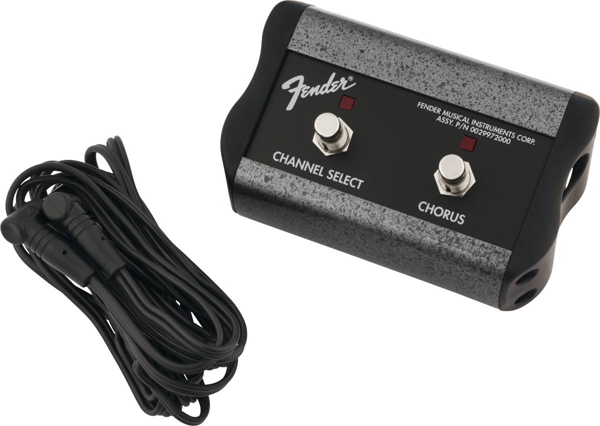 FENDER 2-Button Footswitch: Channel / Chorus On/Off with 1/4 Jack - 0994057000