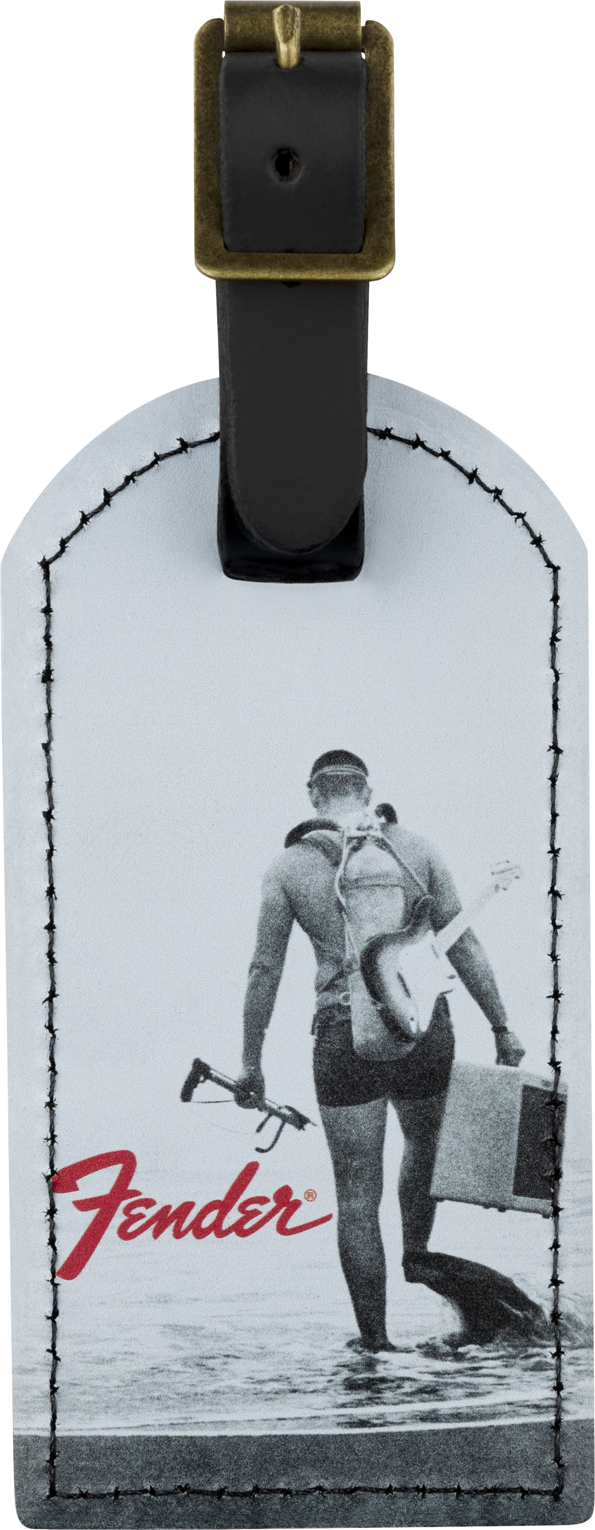 FENDER Fender Vintage Ad Luggage Tag, Scuba Diver - 9106101002