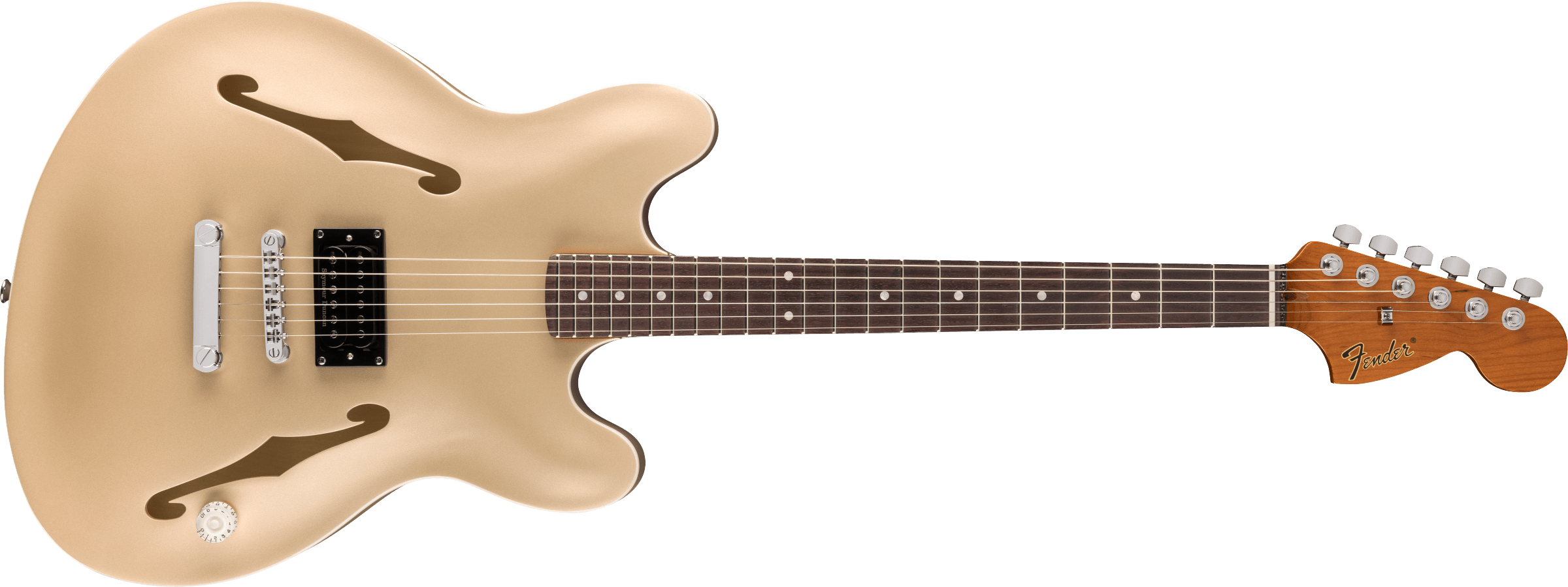 FENDER Tom DeLonge Starcaster, Rosewood Fingerboard, Chrome Hardware, Satin Shoreline Gold - 0262360544