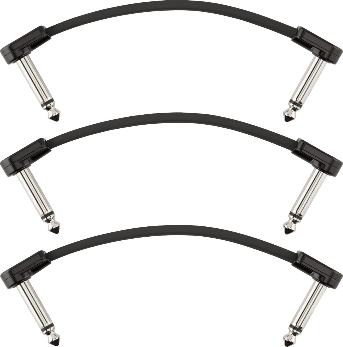 FENDER Blockchain 4 Patch Cable, 3-Pack, Angle/Angle - 0990825007