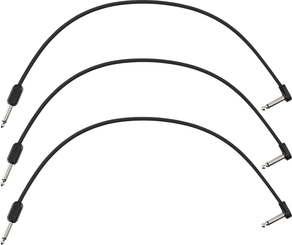FENDER Blockchain 16 Patch Cable, 3-pack, Straight/Angled - 0990825013