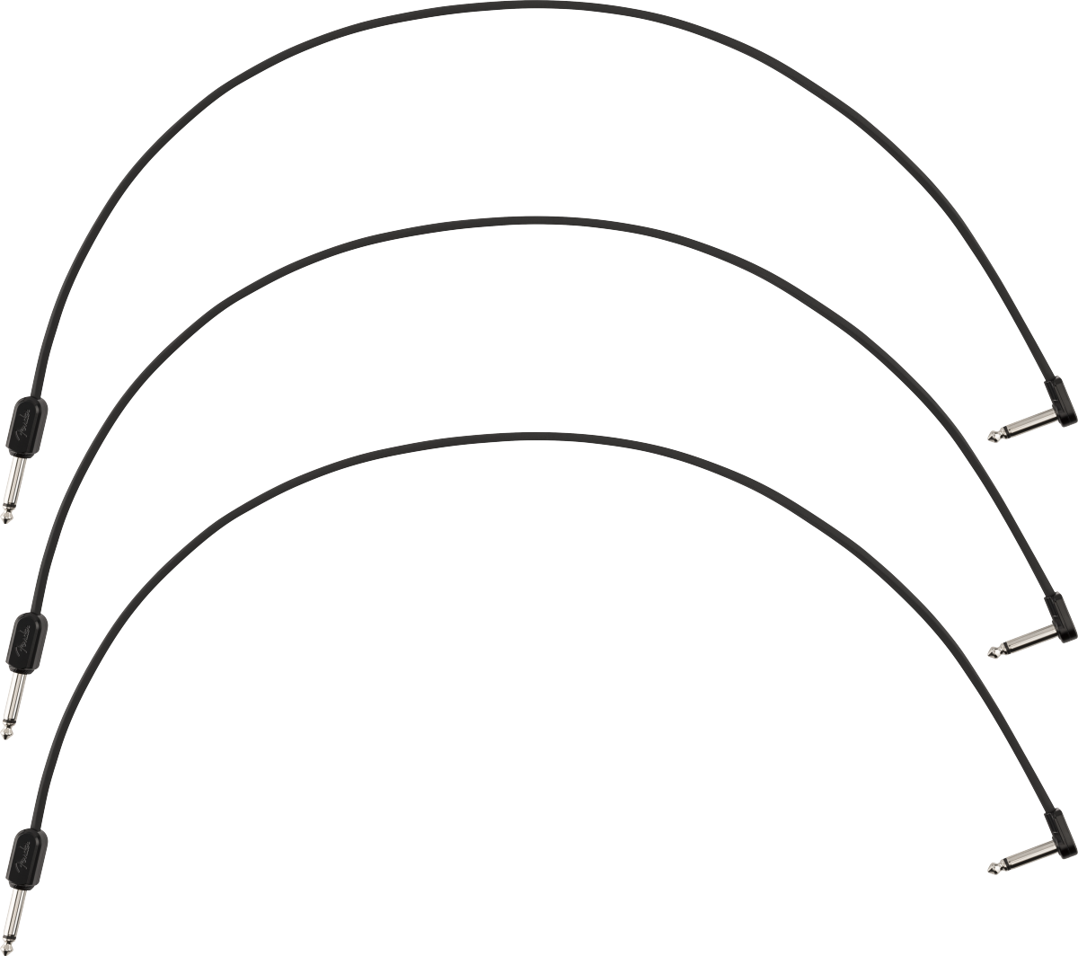 FENDER Blockchain 24 Patch Cable, 3-pack, Straight/Angle - 0990825014