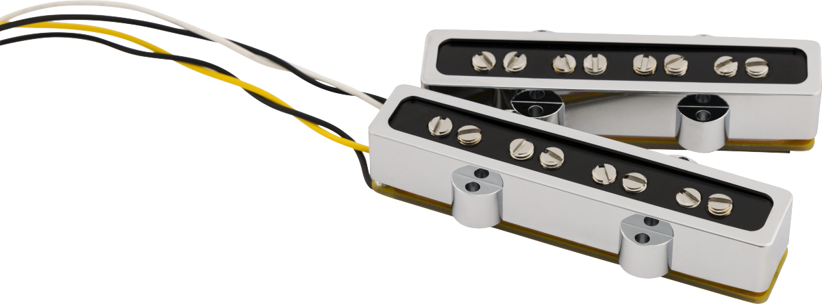 FENDER Cobalt Chrome Jazz Bass Pickup Set - 0992376000
