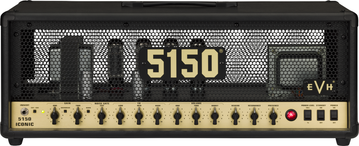 EVH 5150 Iconic Series 80W EL34 Head, Black, 230V EUR - 2258406000