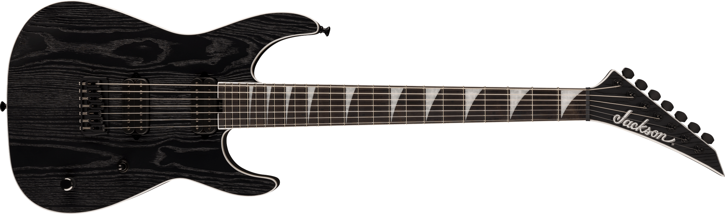 JACKSON Pro Series Signature Jeff Loomis Soloist SL7 HT, Ebony Fingerboard, Black Ash - 2914247503