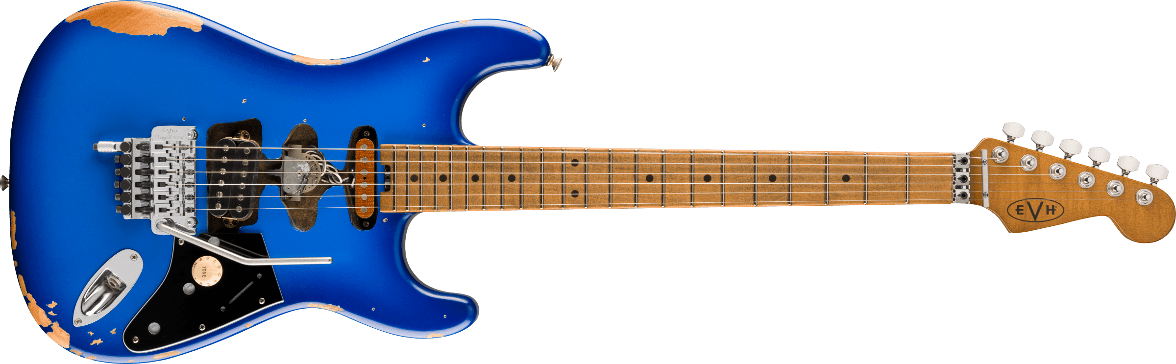 EVH EVH Limited Edition Frankenstein Relic Series, Maple Fingerboard, Blueburst - 5108005591