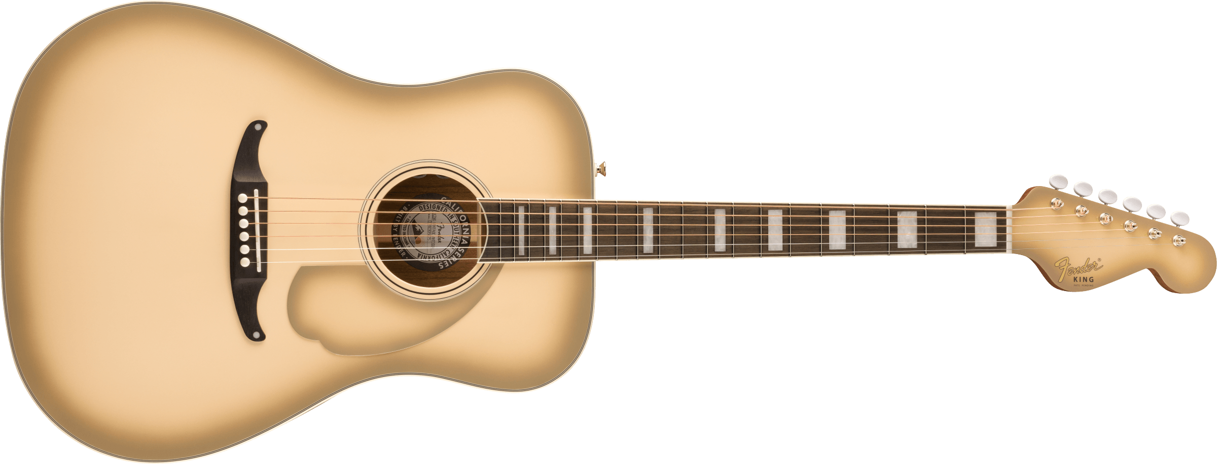 FENDER Limited Edition California Vintage King with Case, Antigua Pickguard, Antigua - 0971012388