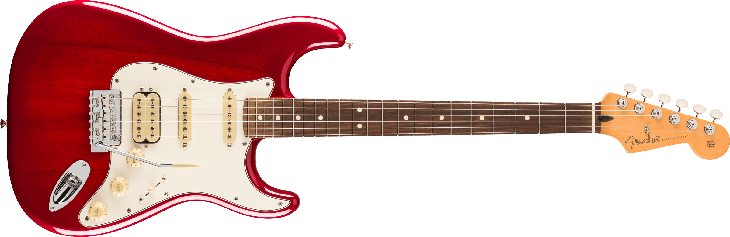 FENDER Player II Stratocaster HSS, Rosewood Fingerboard, Transparent Cherry Burst - 0140540525